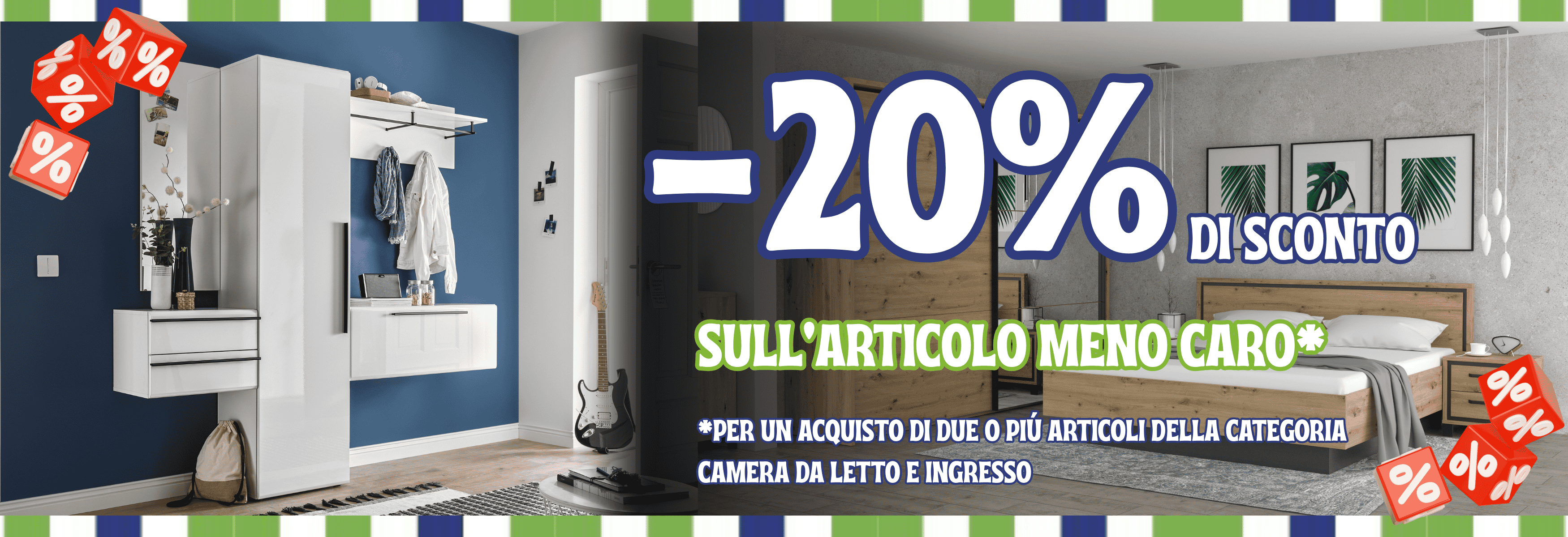 -20% Camera da letto & Ingresso